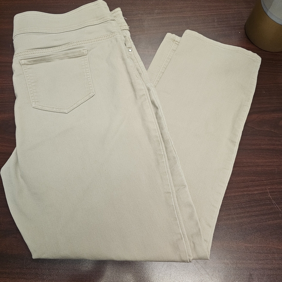 Eddie Bauer Khaki Straight-Leg Pants - Picture 1 of 3